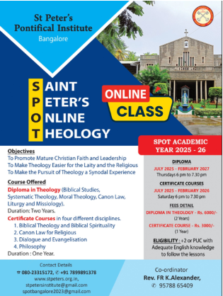 Saint Peters Online Theology Online Class